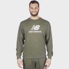 Blusão de Moletom New Balance Essentials Basic - Masculino - Foto 1
