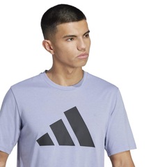Camiseta adidas Treino Logo - Masculina - Foto 4