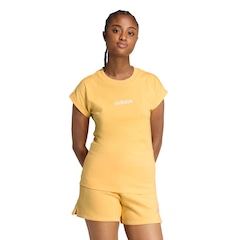 Camiseta adidas Essentials Linear - Feminina - Foto 1