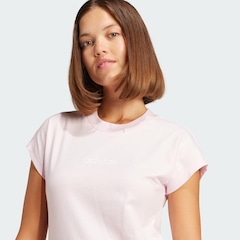 Camiseta adidas Essentials Linear - Feminina - Foto 5