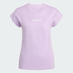 Camiseta adidas Essentials Linear - Feminina - Foto 2