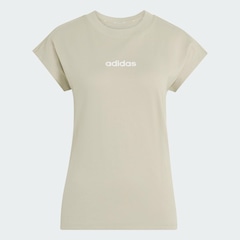 Camiseta adidas Essentials Linear - Feminina - Foto 2