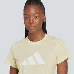 Camiseta Treino adidas Train Essentials Big Performance Logo - Feminina - Foto 6