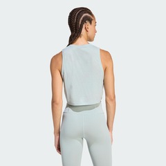 Camiseta Regata Treino adidas Boxy Essentials Workout - Feminina - Foto 3