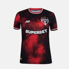 Camisa New Balance Comemorativa Spfc 2024 Torcedor C/p - Feminina - Foto 1