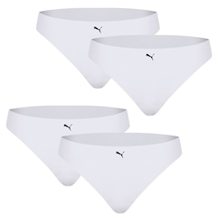 Kit 4 Calcinhas Puma Corte A Fio - Adulto - Foto 1