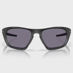 Óculos de Sol Unissex Oakley Lateralis Matte Black Ink Prizm Grey - Foto 3