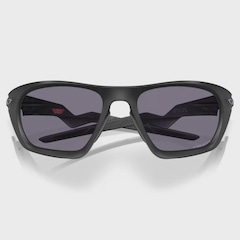 Óculos de Sol Unissex Oakley Lateralis Matte Black Ink Prizm Grey - Foto 5