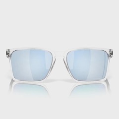 Óculos de Sol Unissex Oakley Exchange Sun Polished Clear Prizm Deep Water Polarized - Foto 3