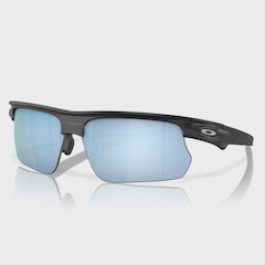 Óculos de Sol Unissex Oakley BiSphaera Matte Black Prizm Deep Water Polarized - Foto 1