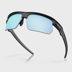 Óculos de Sol Unissex Oakley BiSphaera Matte Black Prizm Deep Water Polarized - Foto 2