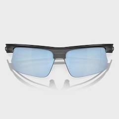 Óculos de Sol Unissex Oakley BiSphaera Matte Black Prizm Deep Water Polarized - Foto 5