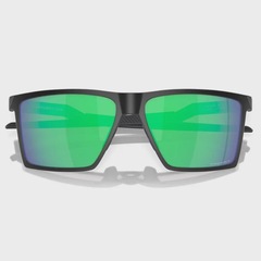 Óculos de Sol Unissex Oakley Futurity Sun Satin Black Prizm Jade - Foto 5
