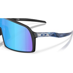 Óculos de Sol Oakley Sutro Fathom Matte Black Prizm Sapphire - Foto 5