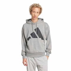 Blusão de Moletom adidas Big Logo com Capuz - Masculino - Foto 3
