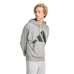 Blusão de Moletom adidas Big Logo com Capuz - Masculino - Foto 4