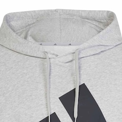 Blusão de Moletom adidas Big Logo com Capuz - Masculino - Foto 5