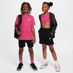 Short Nike Sportswear Club 6IN - Infantil - Foto 7