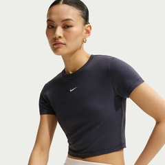 Camiseta Nike Sportswear Chill Knit Cropped - Feminina - Foto 3