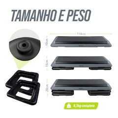 Step Pista e Campo Ginástica Profissional Altura ajustável - Foto 5