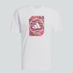 Camiseta adidas Camo Shape Graphic - Masculina - Foto 3