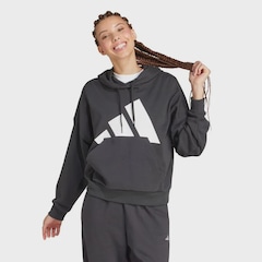 Blusão de Moletom Capuz adidas Essentials Big Logo French Terry Loose - Feminino - Foto 2
