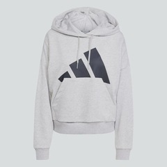 Blusão de Moletom Capuz adidas Essentials Big Logo French Terry Loose - Feminino - Foto 3