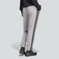 Calça adidas Essentials French Terry Cuffed 3 Listras - Feminina - Foto 4