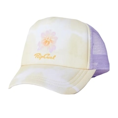Boné Aba Curva Rip Curl Crystal Cove Trucker Girl - Snapback - Adulto - Foto 1