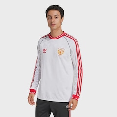 Camisa Manga Longa Manchester United MUFC A Jsy 91 adidas - Masculina - Foto 2