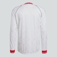 Camisa Manga Longa Manchester United MUFC A Jsy 91 adidas - Masculina - Foto 6