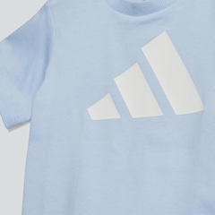 Conjunto adidas I Bl Tset 160 - Infantil - Foto 8