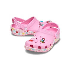Sandália Crocs Mickey and Friends Minnie Classic Clog K Multi - Unissex - Foto 4