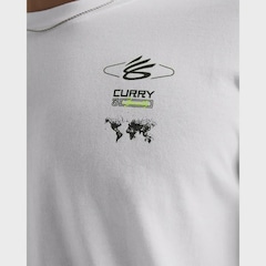 Camiseta Manga Longa Under Armour Curry Verbiage Basquete - Masculina - Foto 4