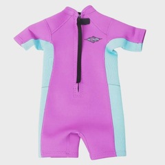 Short John Rip Curl Omega Back Zip 1.5mm - Infantil - Foto 2