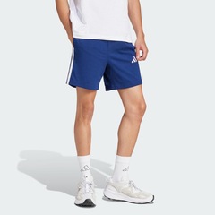 Shorts Malha adidas Simples Essentials Três Listras 7inch - Masculino - Foto 4