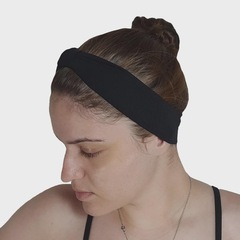 Faixa De Cabelo Com Nó Vya Fit Helanca - Infantil - Foto 1