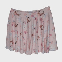 Saia Ballet Vya Fit Gode Estampada - Infantil - Foto 2