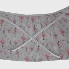 Saia Ballet Vya Fit Transpassada Estampada - Infantil - Foto 3