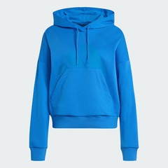 Blusão de Moletinho Capuz adidas Folgado Essentials Big Logo - Feminino - Foto 1