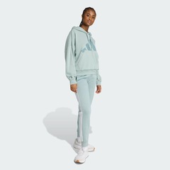 Blusão de Moletinho Capuz adidas Folgado Essentials Big Logo - Feminino - Foto 4