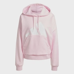 Blusão de Moletinho Capuz adidas Folgado Essentials Big Logo - Feminino - Foto 1
