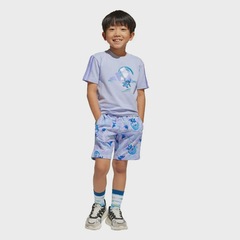 Conjunto Camiseta adidas X Disney Lilo And Stitch - Infantil - Foto 2