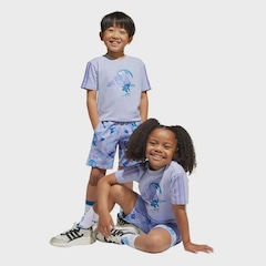 Conjunto Camiseta adidas X Disney Lilo And Stitch - Infantil - Foto 3