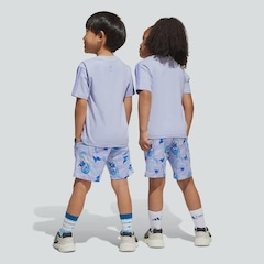 Conjunto Camiseta adidas X Disney Lilo And Stitch - Infantil - Foto 5