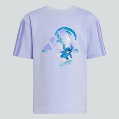 Conjunto Camiseta adidas X Disney Lilo And Stitch - Infantil - Foto 7