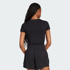 Camiseta Cropped adidas Baby Look 3 Listras - Feminina - Foto 3