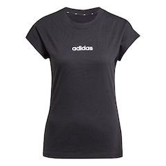 Camiseta Feminina adidas Manga Curta Logo Linear - Foto 1