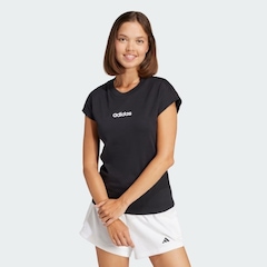 Camiseta Feminina adidas Manga Curta Logo Linear - Foto 2