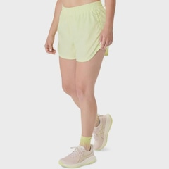 Short Asics Nagino 4in - Feminino - Amarelo - Asics - Masculino - Foto 3